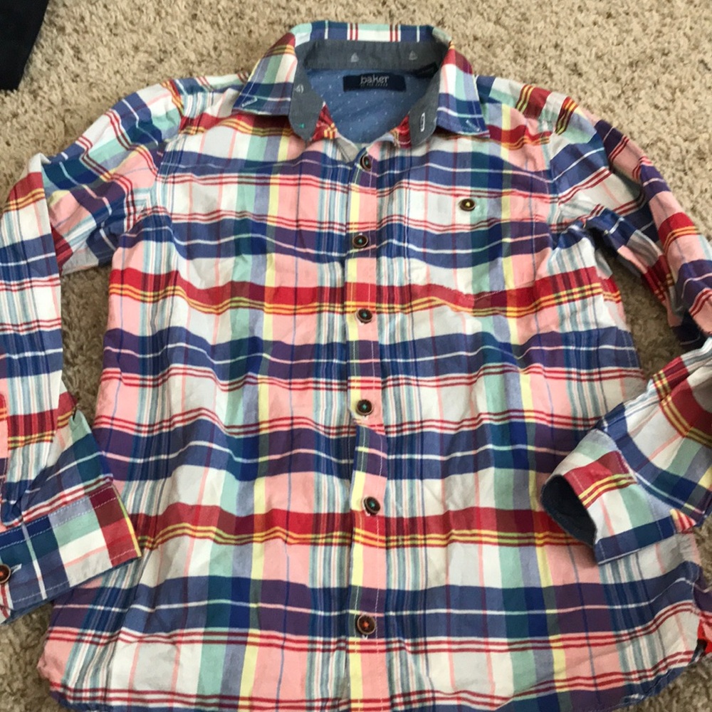 Ted Baker plaid button down